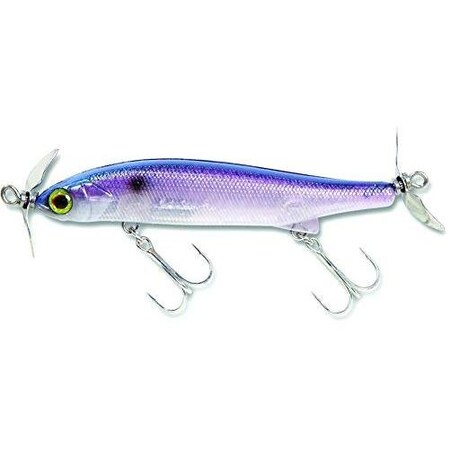 Jackall IProp Twin Prop Topwater Bait, 3, 03 Oz Secret Shad, Sinking JIPROP75S-SESH